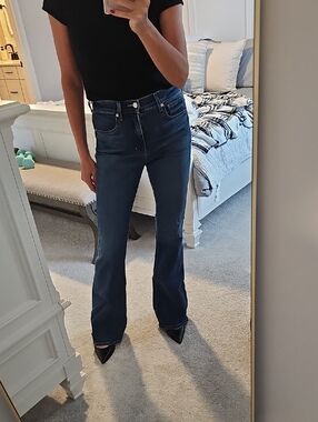 Veronica Beard Beverly Skinny Flare High Rise